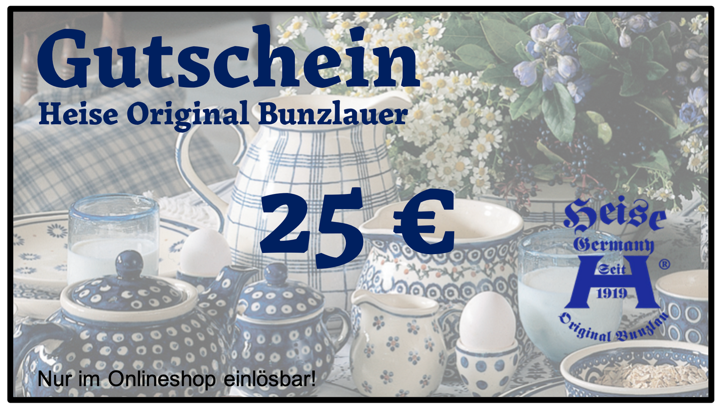 Heise-Keramik Gutschein