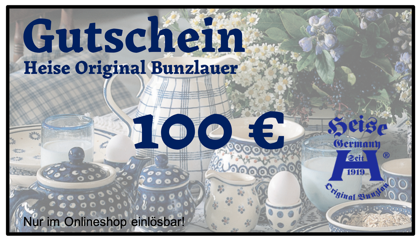 Heise-Keramik Gutschein