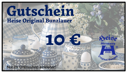Heise-Keramik Gutschein