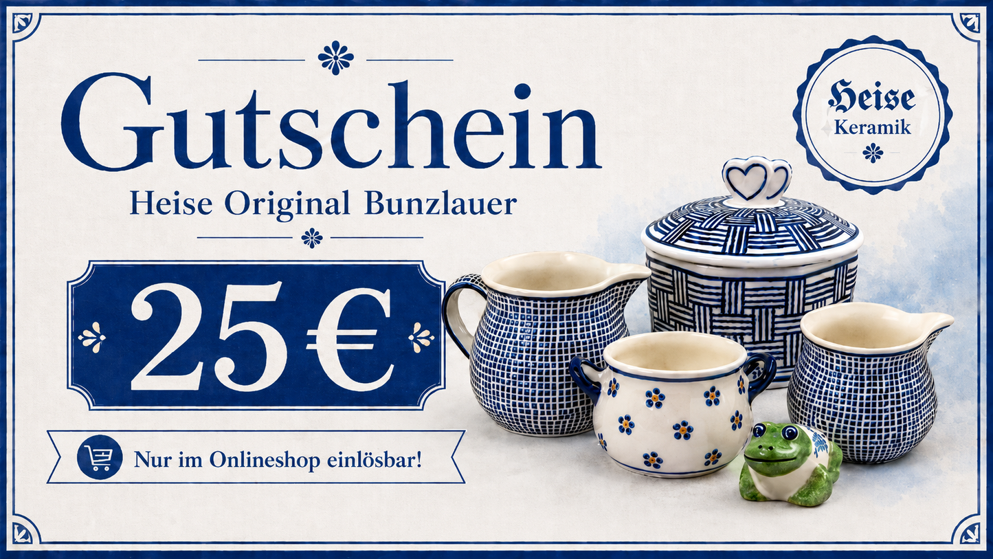 Heise-Keramik Gutschein