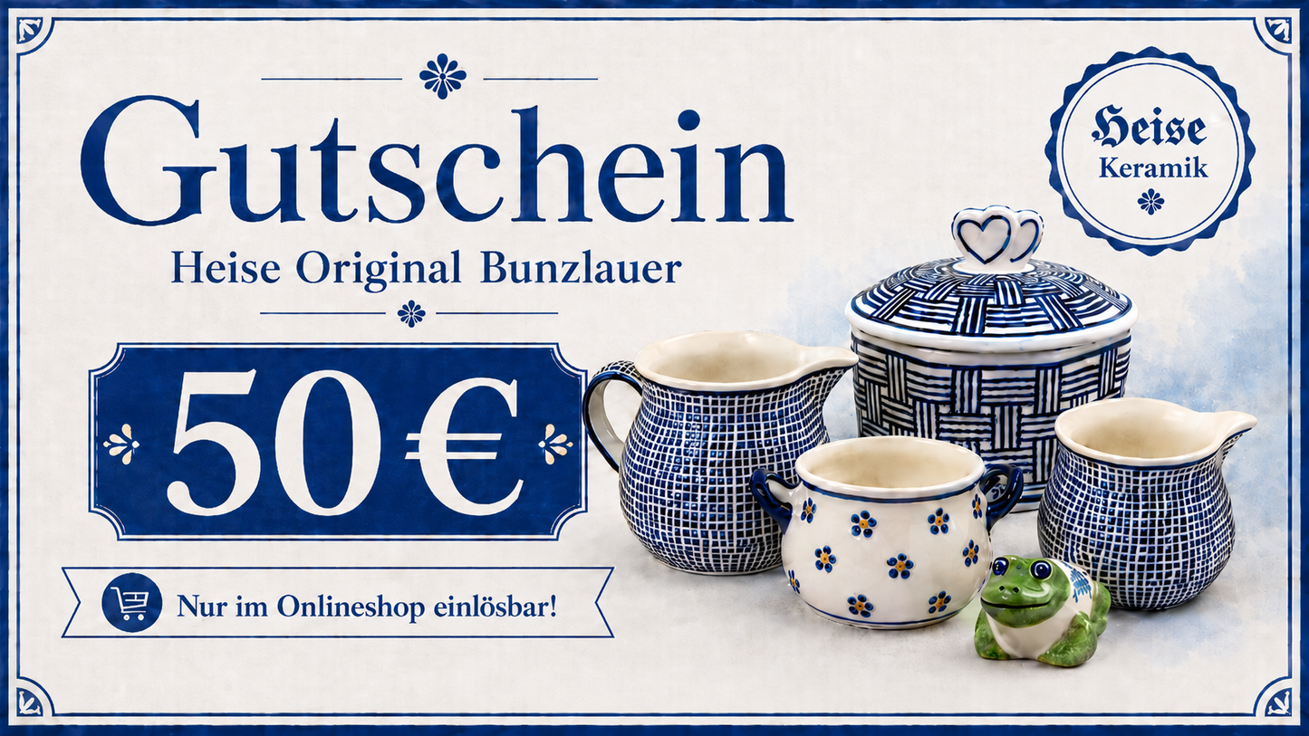 Heise-Keramik Gutschein