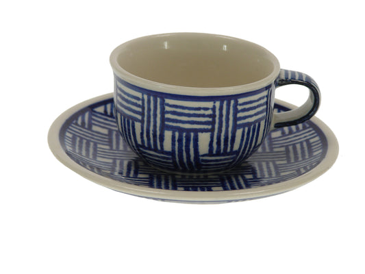 Friesentasse mit Untertasse 0,15l
